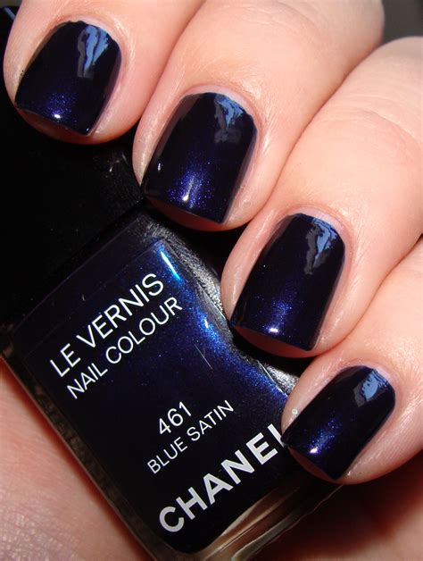 chanel blue satin|chanel nail varnish colors.